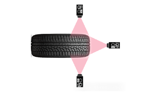 輪胎幾何跳動(dòng)線(xiàn)激光傳感器檢測(cè)系統(tǒng)